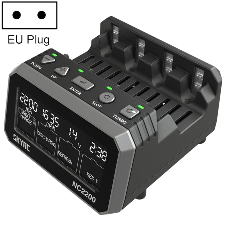 Analizzatore di caricabatteria multifunzione SKYRC NC2200, EU Plug, US Plug Analizzatore di caricabatteria multifunzione SKYRC NC2200, EU Plug, US Plug